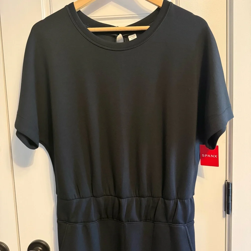 NWT SPANX AirEssentials Cropped Wide Leg Jumpsuit - Picture 5 of 6